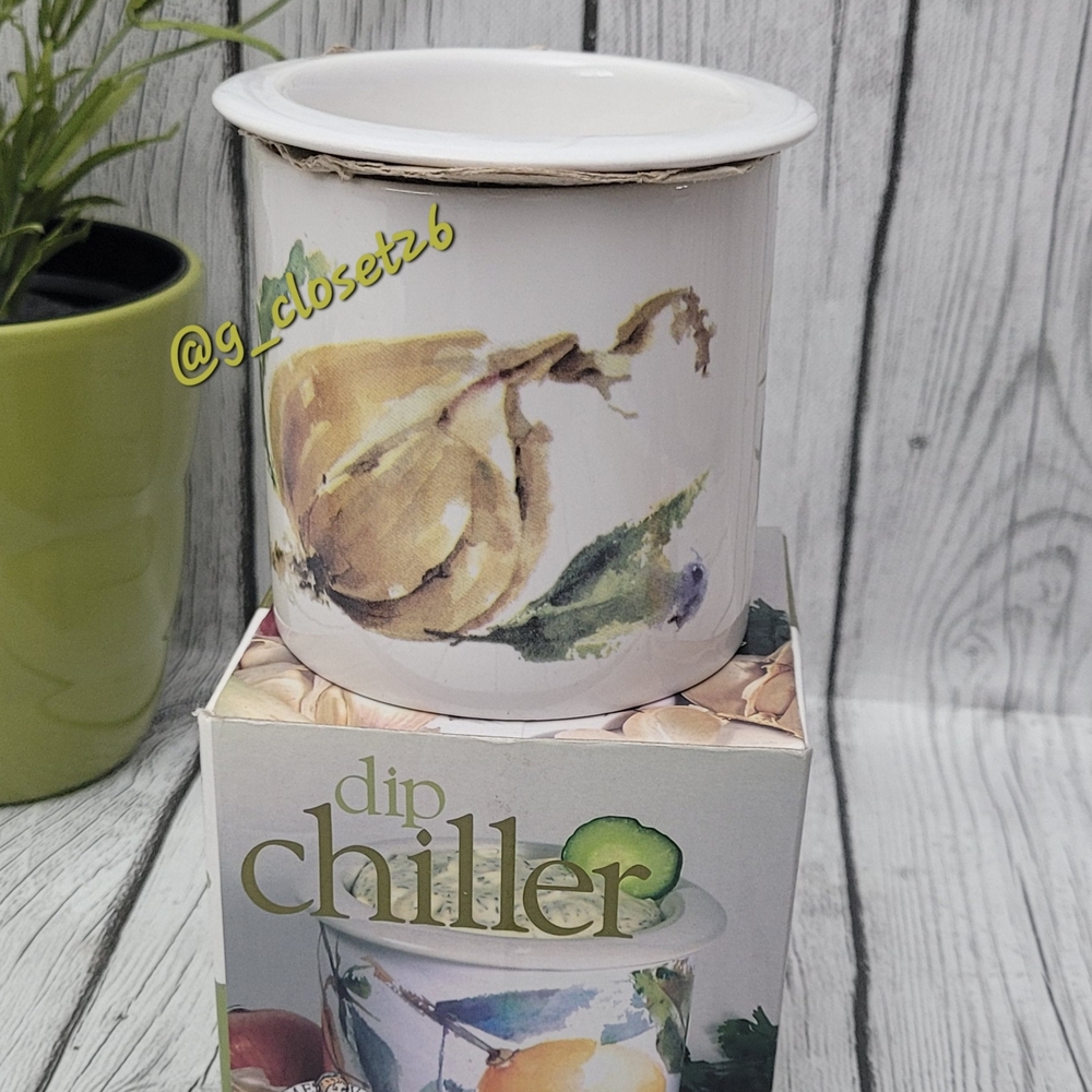 Dip chiller Gourmet Village Ceramic In box Serving Bowl